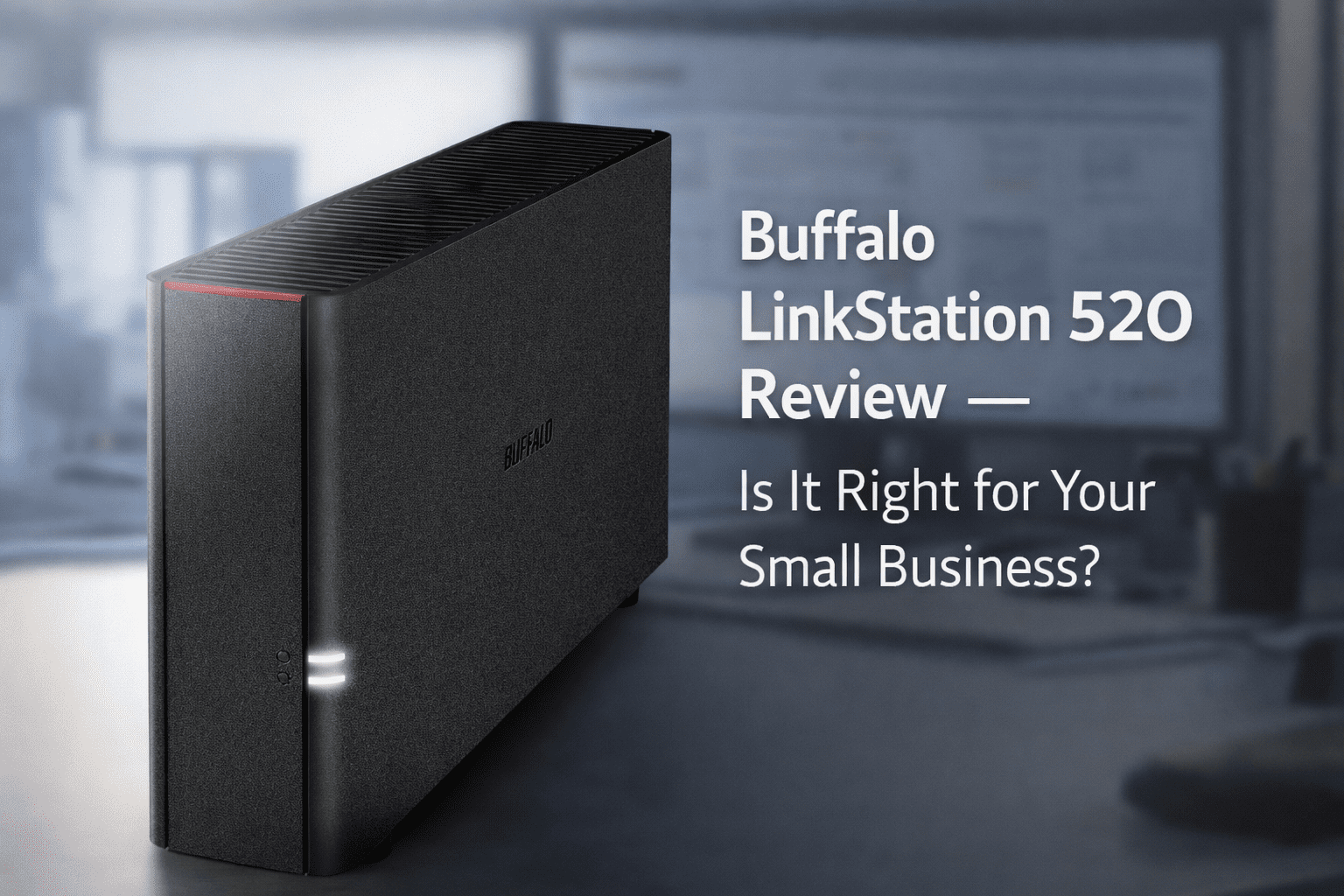 Buffalo LinkStation 520 NAS device for small business file storage and backup
